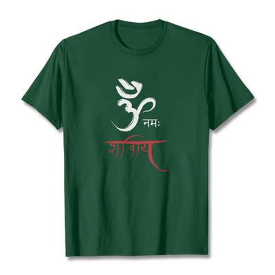 T-shirt Foviel OM NAMAH SHIVAYA Mantra sanskrit