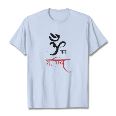 T-shirt Foviel OM NAMAH SHIVAYA Mantra sanskrit