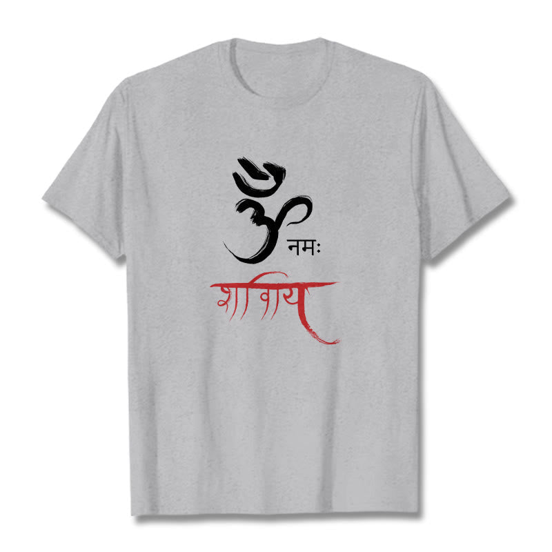 T-shirt Foviel OM NAMAH SHIVAYA Mantra sanskrit