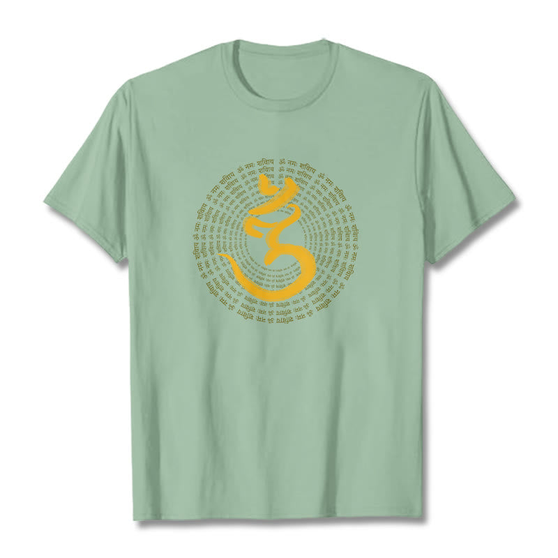 T-shirt Foviel 108 OM NAMAH SHIVAYA Mantra sanskrit
