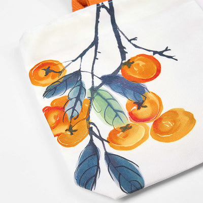 Buddha Stones Persimmon Canvas Handbag Handbags BS 2