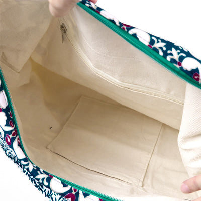 Sac bandoulière en coton Foviel