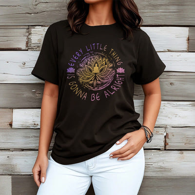 Foviel Every Little Thing Is Gonna Be Alright Tee T-shirt