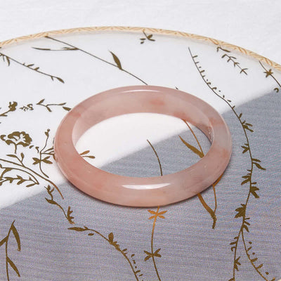 Foviel Rosa Goldene Seide Jade Reichtum Glück Armband