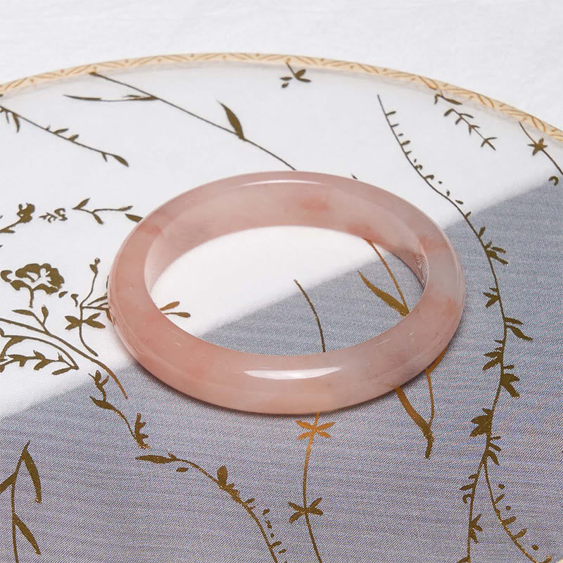 Foviel Rosa Goldene Seide Jade Reichtum Glück Armband