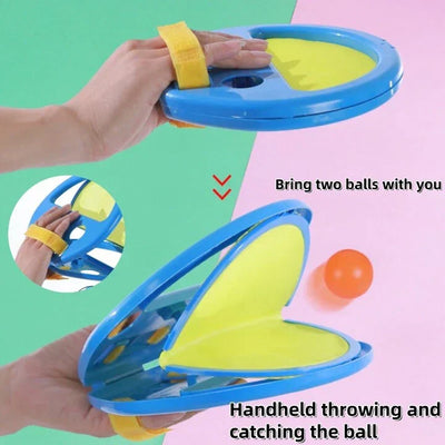 Ensemble de jeu de lancer et d'attraper Fidtoy Velcro – Amusements de plein air pour enfants et adultes