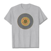 Foviel 108 Om Mani Padme Hum Mantra Sanskrit Tee T-shirt