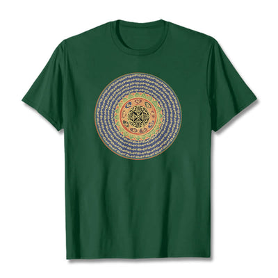 Foviel 108 Om Mani Padme Hum Mantra Sanskrit Tee T-Shirt