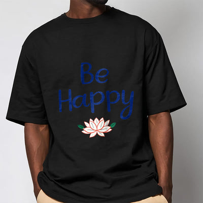Foviel Be Happy Lotus Tee T-shirt