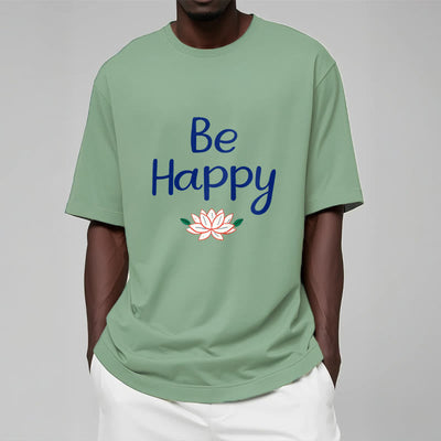Foviel Be Happy Lotus Tee T-shirt