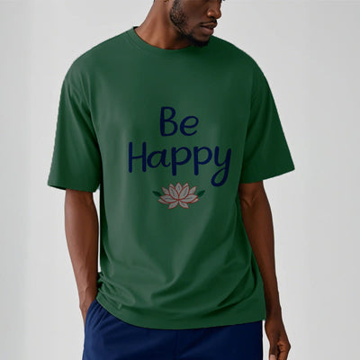 Foviel Be Happy Lotus Tee T-shirt