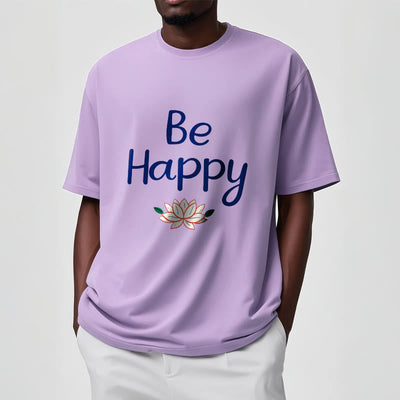 Foviel Be Happy Lotus Tee T-shirt