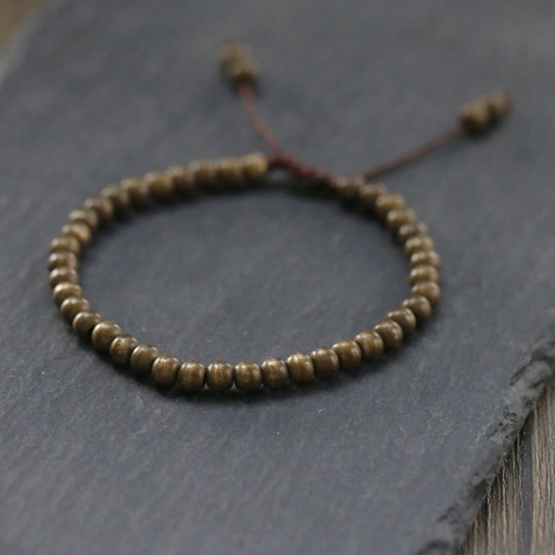 Foviel Kupfer Messing Perlen Balance Reichtum Einfache Armband