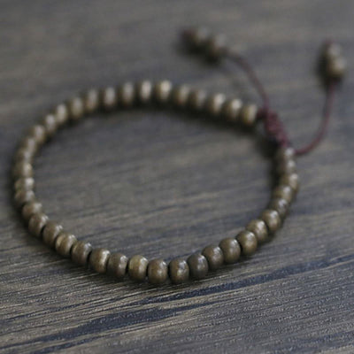 Foviel Kupfer Messing Perlen Balance Reichtum Einfache Armband