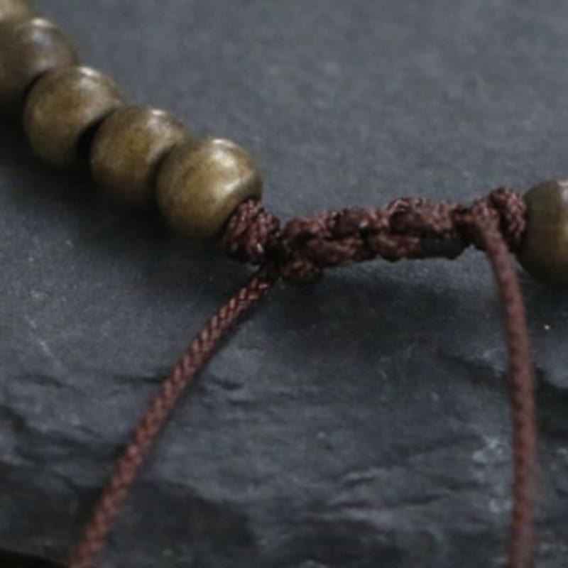 Foviel Kupfer Messing Perlen Balance Reichtum Einfache Armband