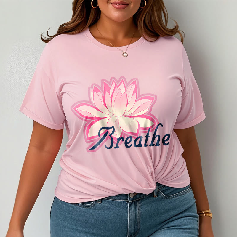 Foviel BREATHE Lotus Flower Tee T-shirt