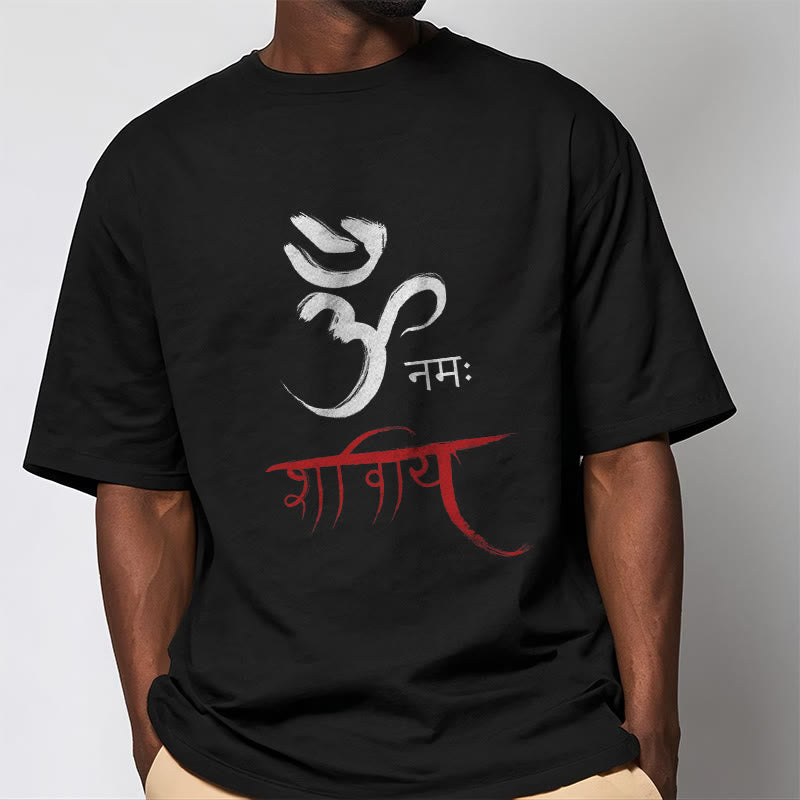 T-shirt Foviel OM NAMAH SHIVAYA Mantra sanskrit