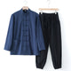Chemise bleu foncé et pantalon noir / US/UK/AU 34, EU 44 (M)
