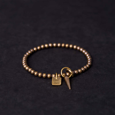 Foviel Vintage Kupfer Messing Perlen Fortune Balance Armband