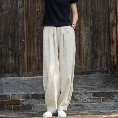 Buddha Stones Casual Cotton Women's Yoga Pants With Pockets - image 3