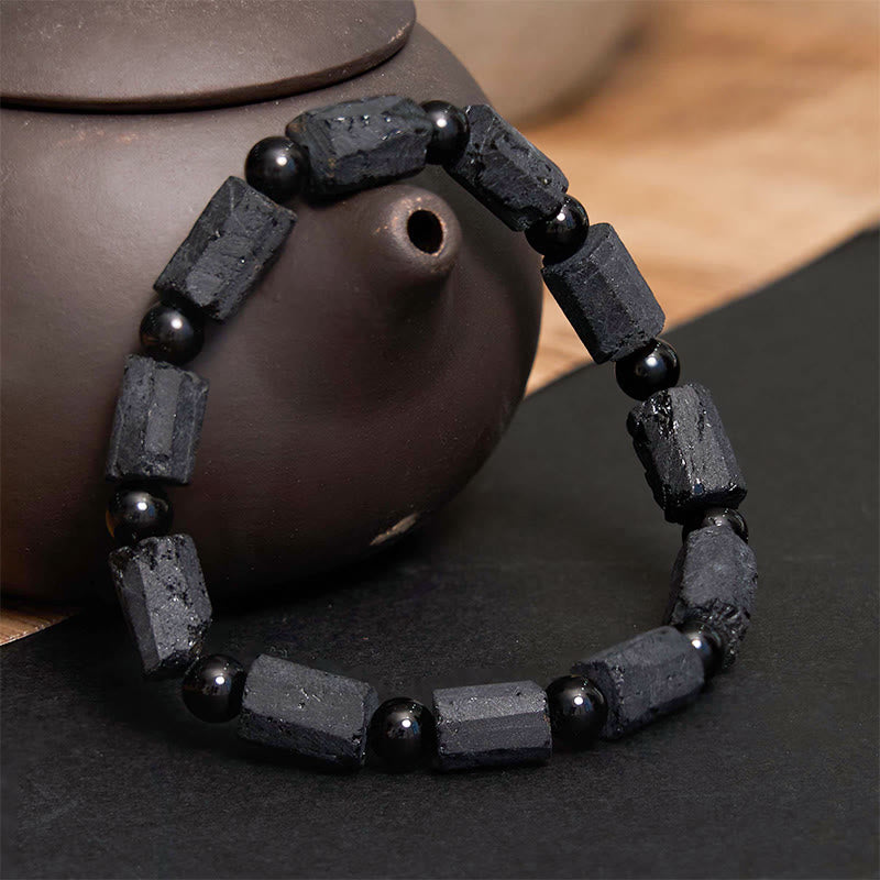 Foviel Black Tourmaline Wisdom Bracelet