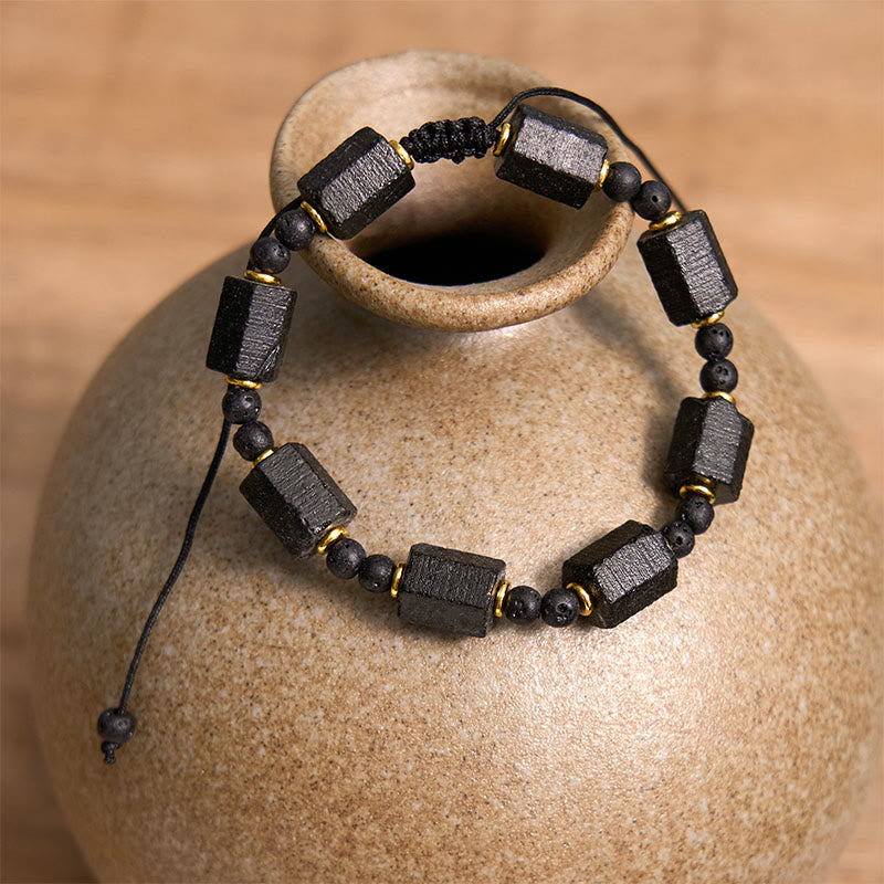 Foviel Schwarz Turmalin Liebe Armband