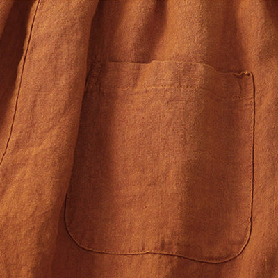 Buddha Stones Summer Women's Linen Drawstring Elastic Waist Harem Pants With Pockets - image 28