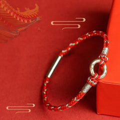 Buddha Stones Red String 925 Sterling Silver Safe Luck Bracelet Bracelet BS main