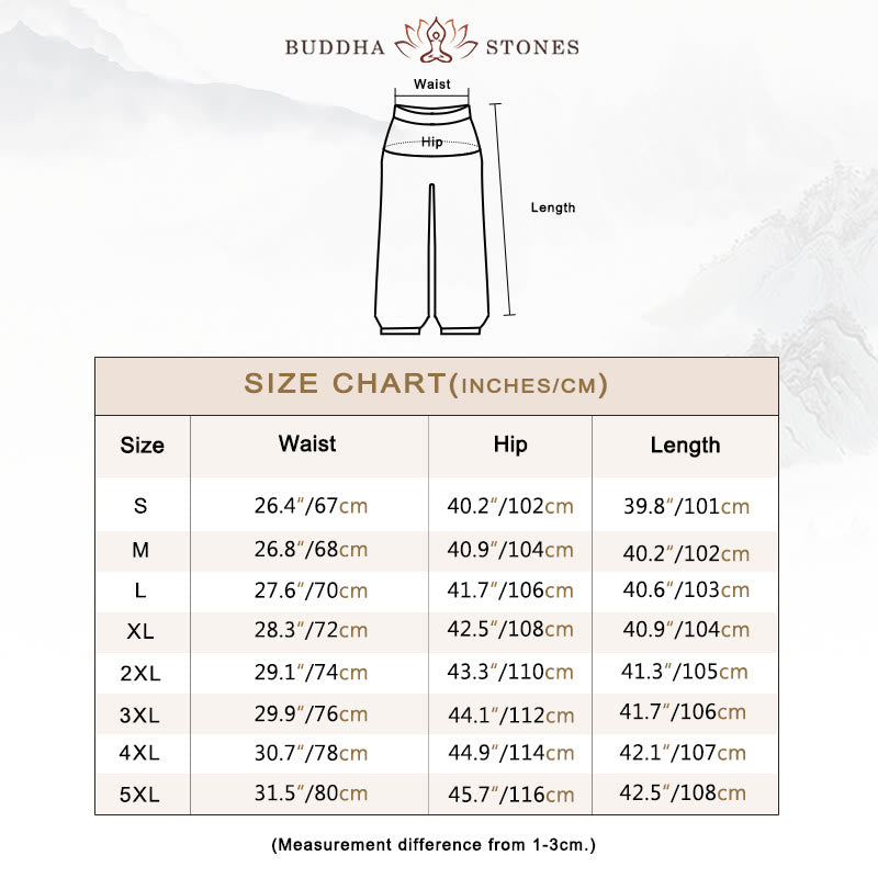 Foviel Flower Leaves Pattern Loose Harem Trousers Women's Yoga Pants