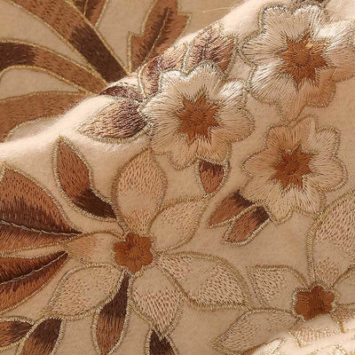 Buddha Stones Wool Shawl Begonia Embroidery Tassel Winter Cozy Travel Scarf Wrap - image 10