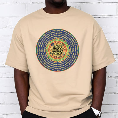 Foviel 108 Om Mani Padme Hum Mantra Sanskrit Tee T-Shirt