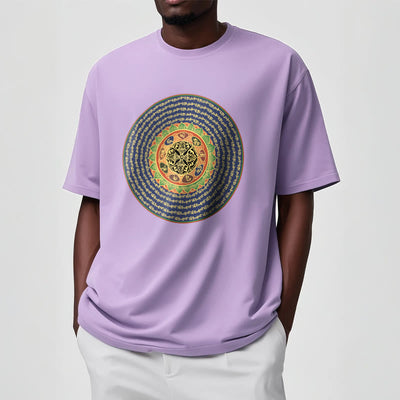 Foviel 108 Om Mani Padme Hum Mantra Sanskrit Tee T-Shirt