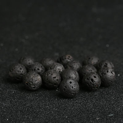 Buddha Stones Lava Rock Goldstone Blue Sandstone Healing Bracelet Bracelet BS 16