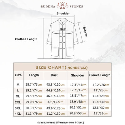 Foviel Frog-Button Chinese Tang Suit Half Sleeve Shirt Cotton Men Clothing With Pockets