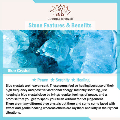 Foviel Blue Crystal Amethyst Sun Stone Green Aventurine Healing Bracelet