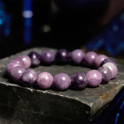 Foviel Purple Mica Stone Positive Bracelet