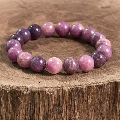 Foviel Purple Mica Stone Positive Bracelet