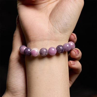 Foviel Purple Mica Stone Positive Bracelet