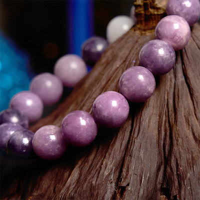 Foviel Purple Mica Stone Positive Bracelet