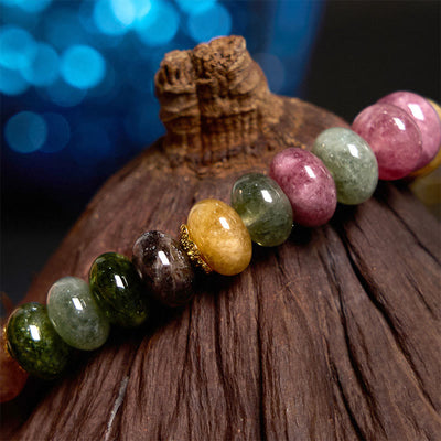 Foviel Turmalin Jade Sicher und gut Liebe Armband