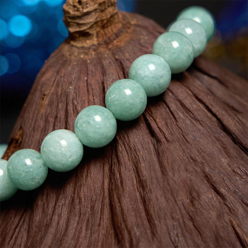 Bracelet de prospérité Foviel en jade et œil de tigre jaune