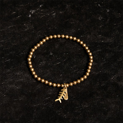 Buddha Stones Copper Fish Bone Healing Bracelet Bracelet BS 1