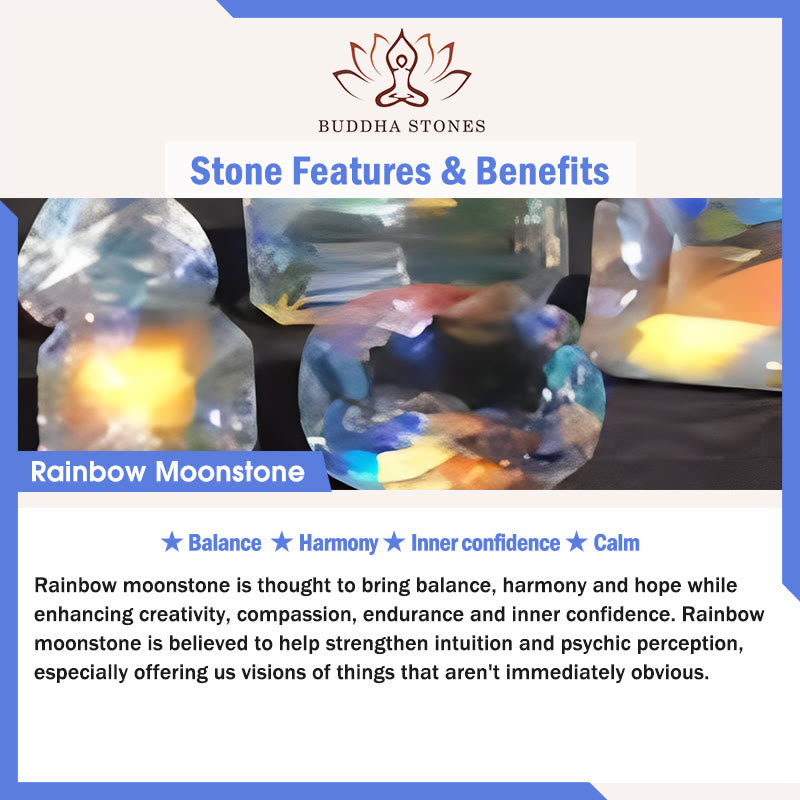 Foviel Rainbow Moonstone Harmony Bracelet