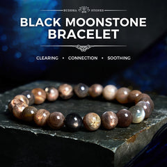 Foviel Black Moonstone Soothing Bracelet