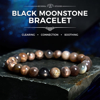 Foviel Black Moonstone Soothing Bracelet