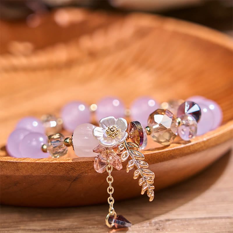 Foviel Blau Kristall Amethyst Sun Stone grüner Aventurin spirituell Armband