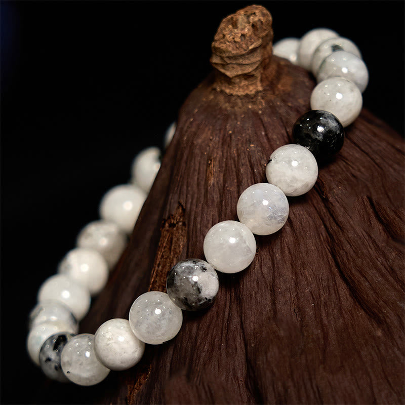 Foviel Regenbogen Moonstone Harmony Armband
