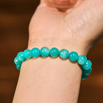 Foviel Amazonit positive Balance Armband