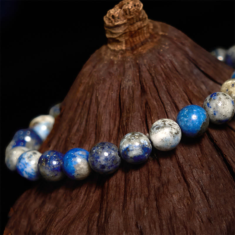 Buddha Stone Lazurite Self Care Positive Bracelet - image 3