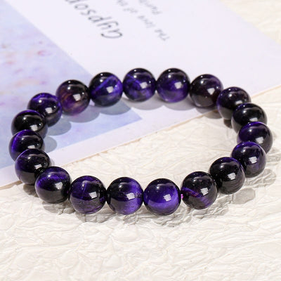 Foviel Purple Tiger Eye Creativity Bracelet